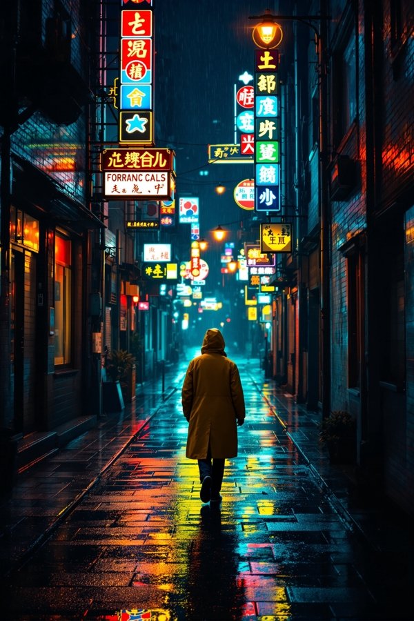 霓虹缝隙 海报